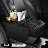 SEAMETAL 5 In 1 Car Armrest Cover Center Console Organizer Tissue Box Cup Holder