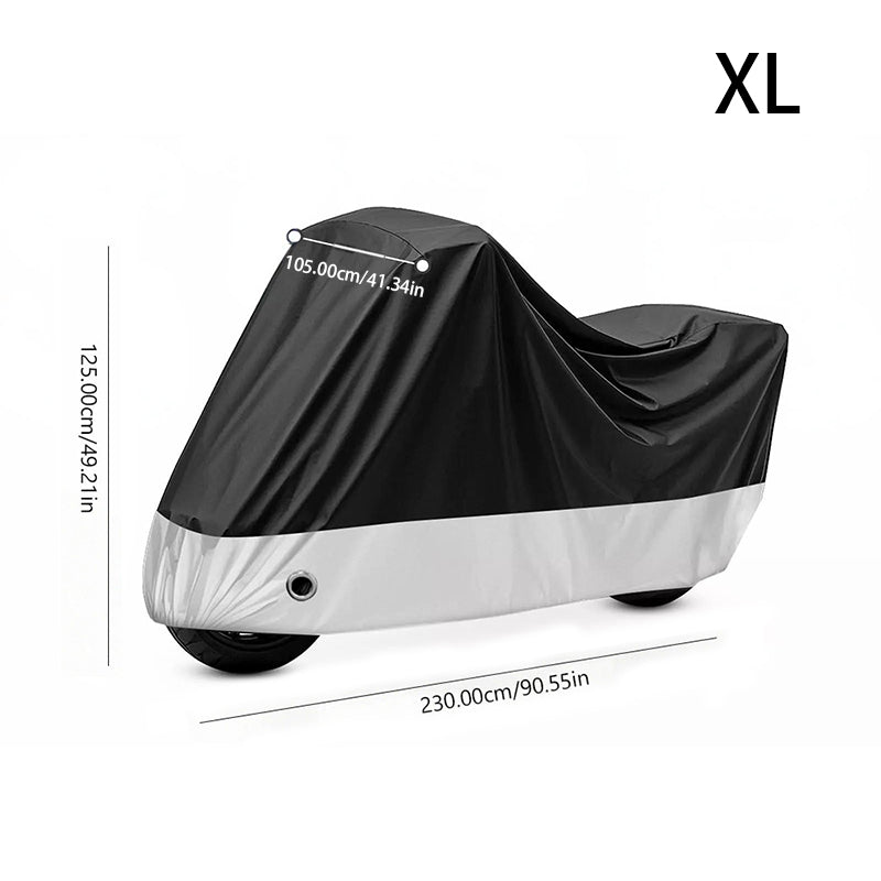 SEAMETAL Motorcycle Bike Cover Waterproof All Season Dustproof UV Protective Outdoor Indoor Scooter Wear-resistant Fabric Motorbike Cover