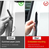 SEAMETAL 1.6m/2m Car Door Edge Seal Strip Rubber B-Pillar Weatherstrip