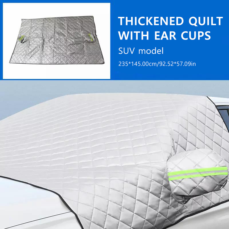 SEAMETAL Car Winter Windshield Snow Cover Thicken UV Reflective Sun Shade Waterproof Frost Protection Universal For SUV/Sedan