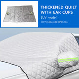 SEAMETAL Car Winter Windshield Snow Cover Thicken UV Reflective Sun Shade Waterproof Frost Protection Universal For SUV/Sedan