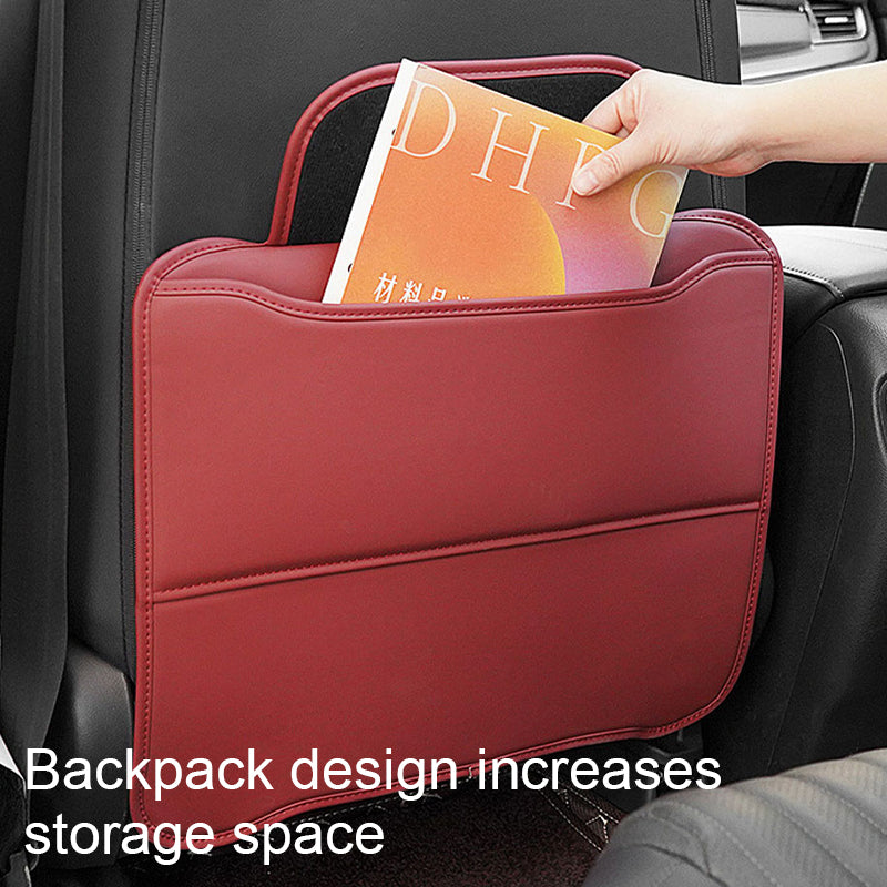 Car Anti-kick Pad Pu Leather Auto Seat Back Protector Pads Anti Scratch Back Seat Organizer