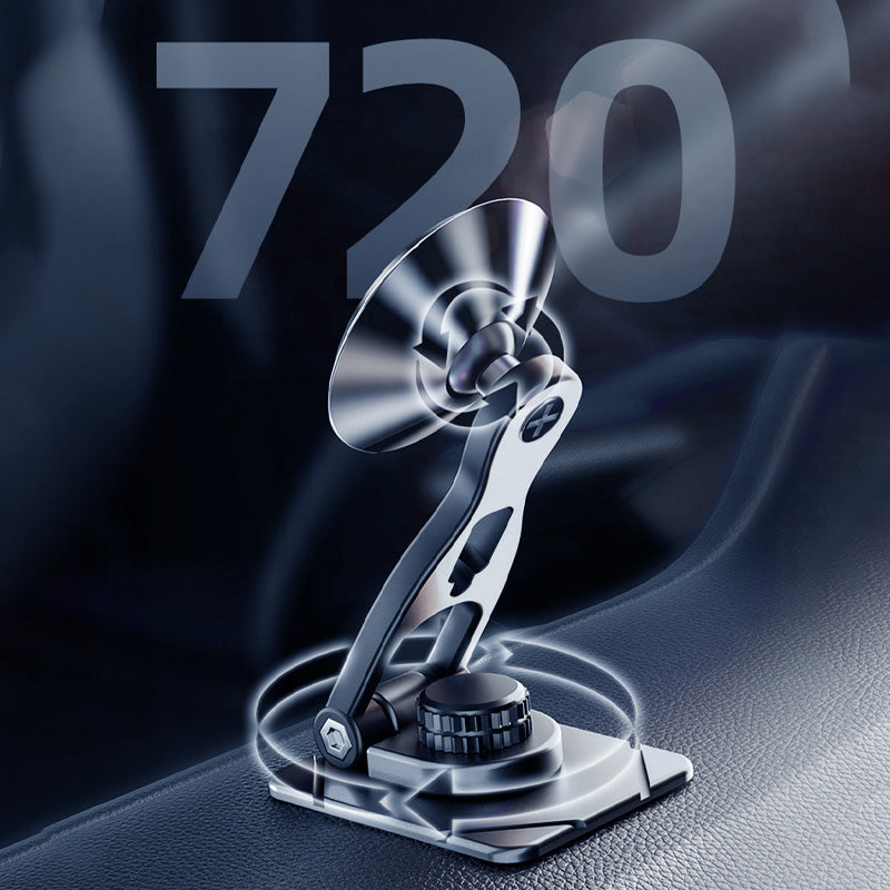 SEAMETAL Magnetic Car Phone Holder 720 Degree Rotation Magnet Mount Mobile Cell Phone Stand