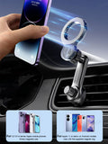 SEAMETAL Magnetic Car Phone Holder 360° Rotation Adjustable Dashboard Stand