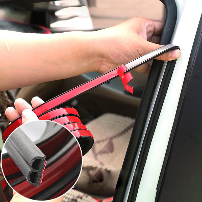 Universal B-Type Car Door Window Edge Rubber Seal Strips Weather Strip