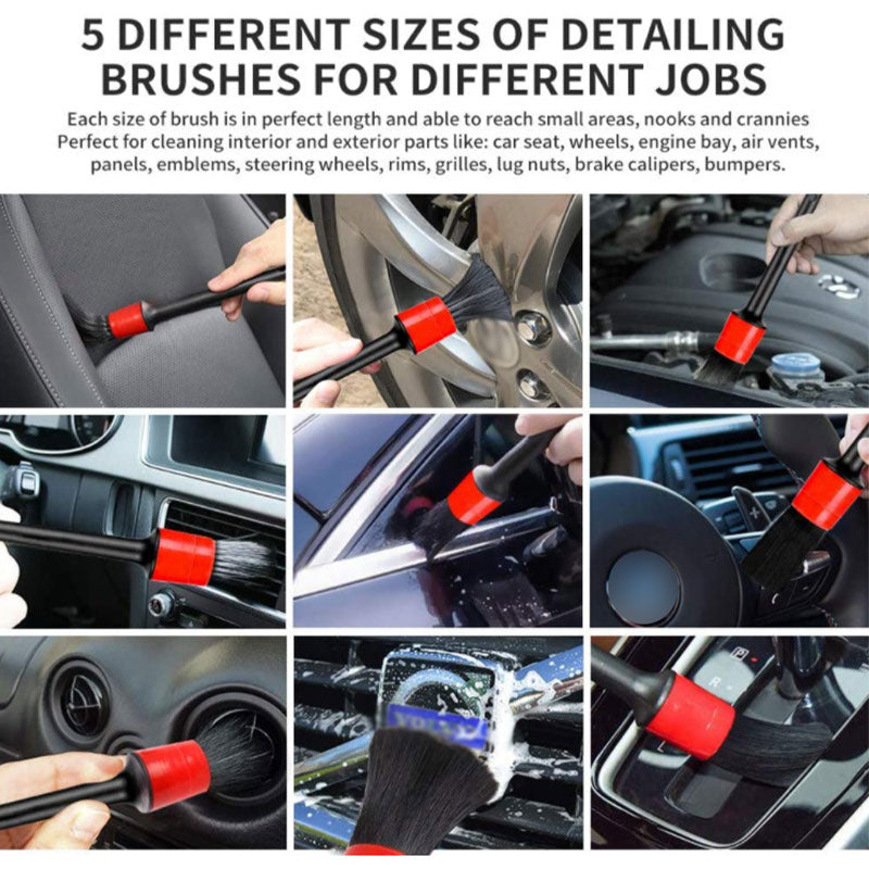 Car Washing Kit Microfiber Car Wash Sponge Brush Towel for Car Cleaning Wash Care