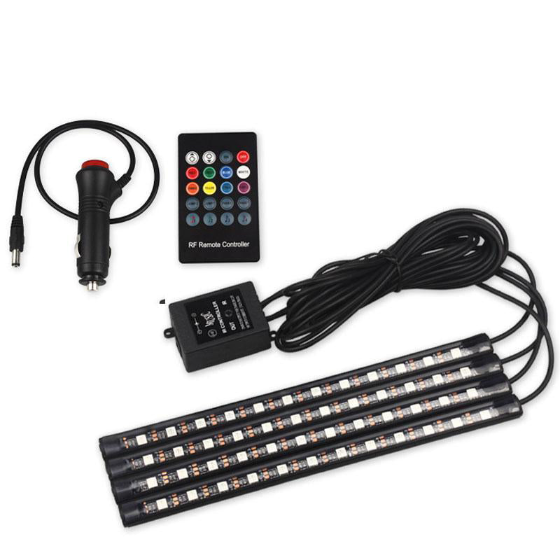 LED Car Floor Ambient Light Atmosphere Light Projector with Remote Control  – SEAMETAL