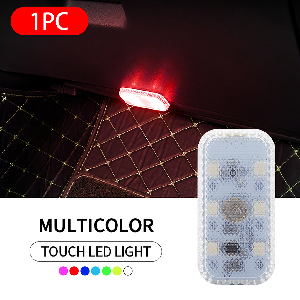 Magnetic Car LED Touch Lights USB Interior Light Wireless Roof Ceiling Reading Lamps