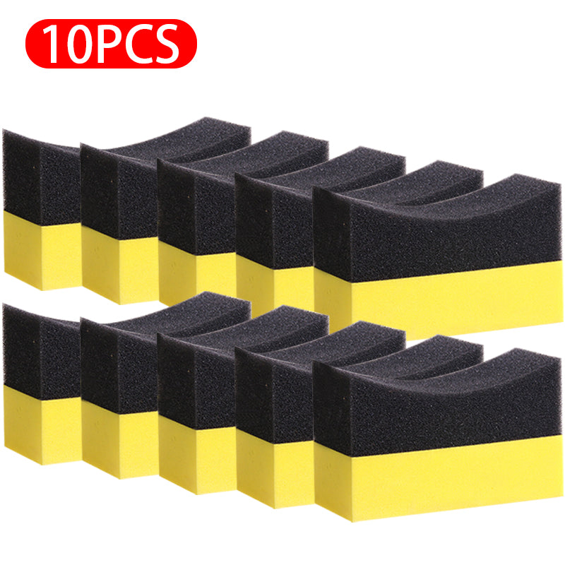 Car Washing Accessories Auto Detailing Cleaning Sponge Brush Set Tire Wash Tools