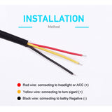 12V Car LED Light Strip DRL Daytime Running Lamp Flexible Turn Signal Lights