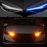 12V Car LED Light Strip DRL Daytime Running Lamp Flexible Turn Signal Lights