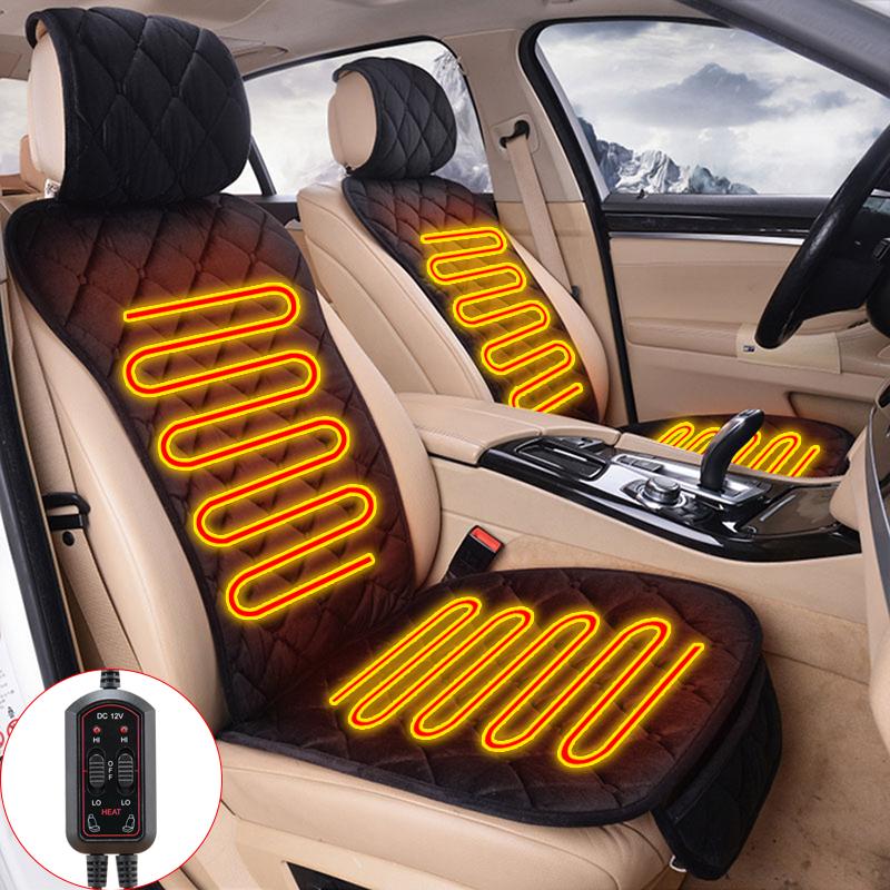 12V Heated Seat Cushion Winter Car Seat Covers Hot Warmer