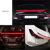 Carbon Fiber Led Rear Spoiler Lamp For Car Trunk Lip Wing Racing Rear Spoiler Light