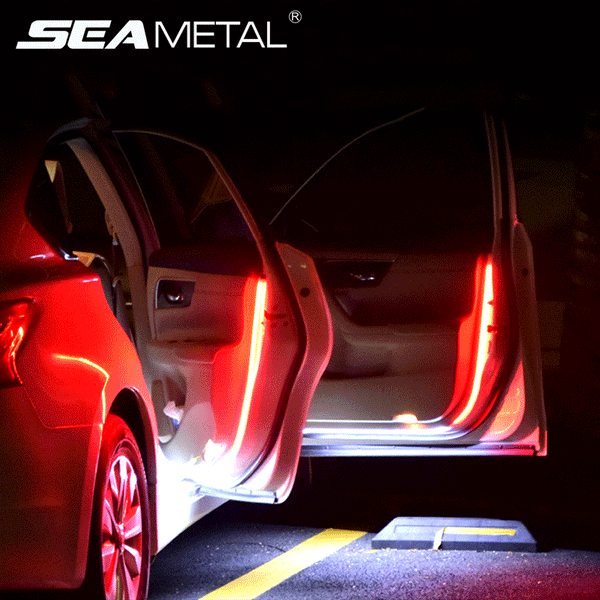 Car Door Opening Warning Light Waterproof 12V LED Strobe Flash Safety –  SEAMETAL