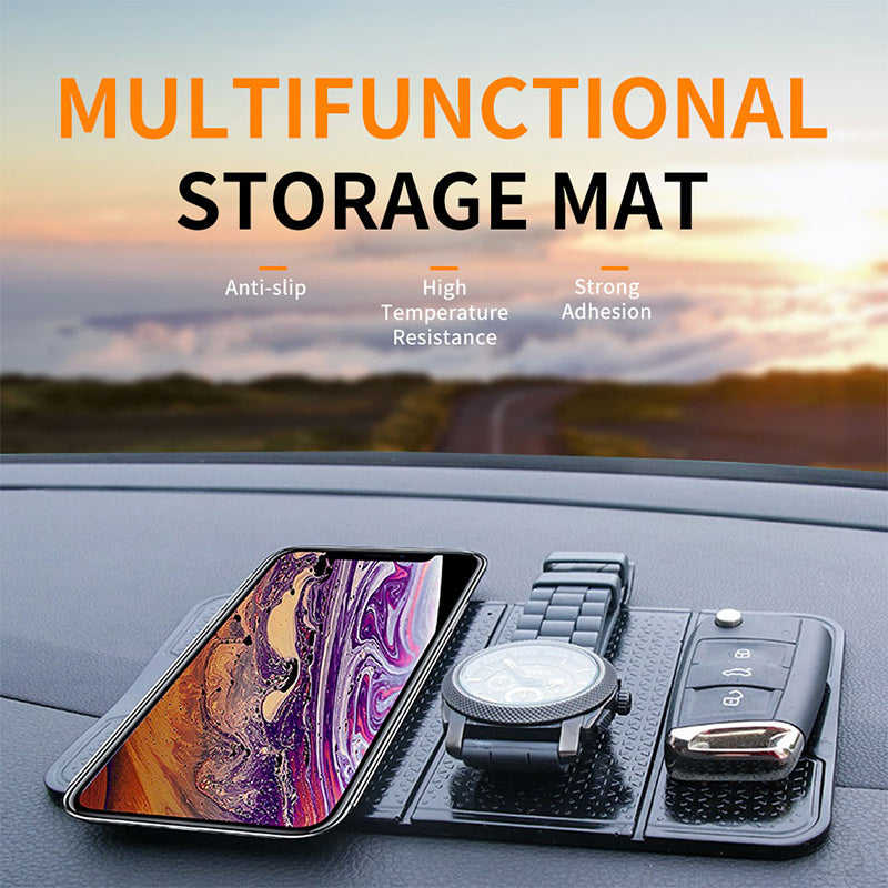 Car Folding Non-Slip Pad Dashboard Sticky Mat Phone Sunglasses Holder