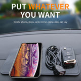 Car Folding Non-Slip Pad Dashboard Sticky Mat Phone Sunglasses Holder