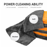Microfiber Towels for Cars, Car Drying Wash Detailing Buffing Polishing Towel with Plush Edgeless Microfiber Cloth