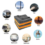 Microfiber Towels for Cars, Car Drying Wash Detailing Buffing Polishing Towel with Plush Edgeless Microfiber Cloth