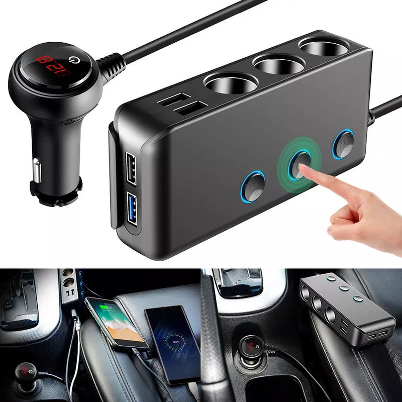 Quick Charge 3.0 Cigarette Lighter Splitter 0
