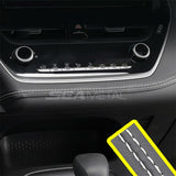 Luxury Car Mouldings Trim Pu Leather Braid Decorative Line Strips For Door Dashboard Sticker