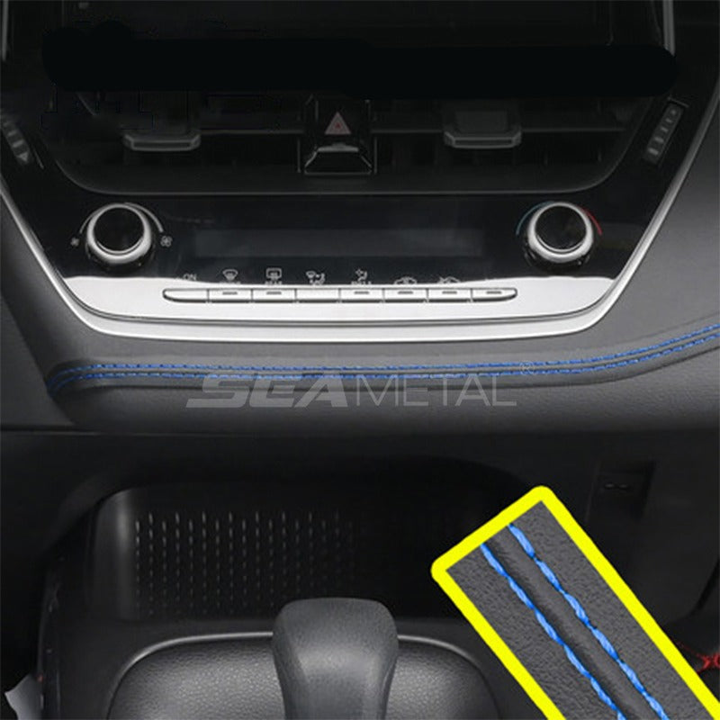 Luxury Car Mouldings Trim Pu Leather Braid Decorative Line Strips For Door Dashboard Sticker