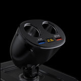 12V Car Cigarette Lighter Charger USB Socket Splitter Power Adapter