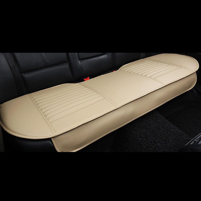Car Seat Protector Pads Thick Leather Auto Cushion Covers Beige