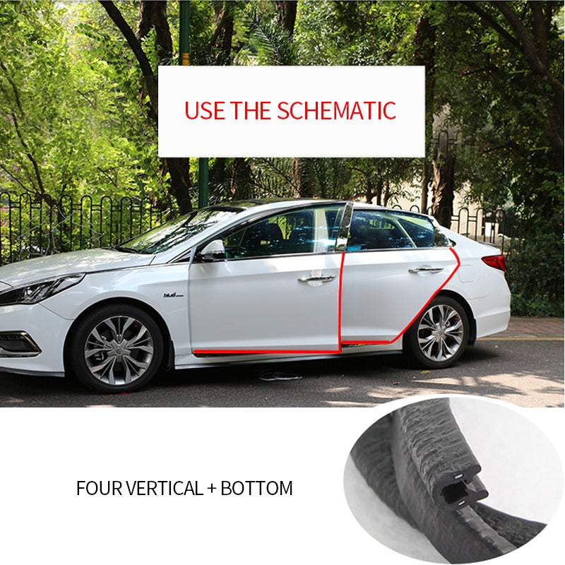 Car Door Protector Edge Guards Strip Automotive Door Molding Trim 32ft