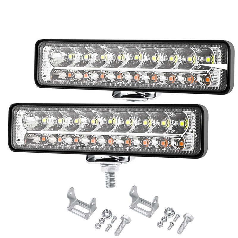 LED Light Bar Highlight Car Work Light 18-24 Lamp Beads Waterproof Off Road Lights