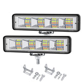 LED Light Bar Highlight Car Work Light 18-24 Lamp Beads Waterproof Off Road Lights