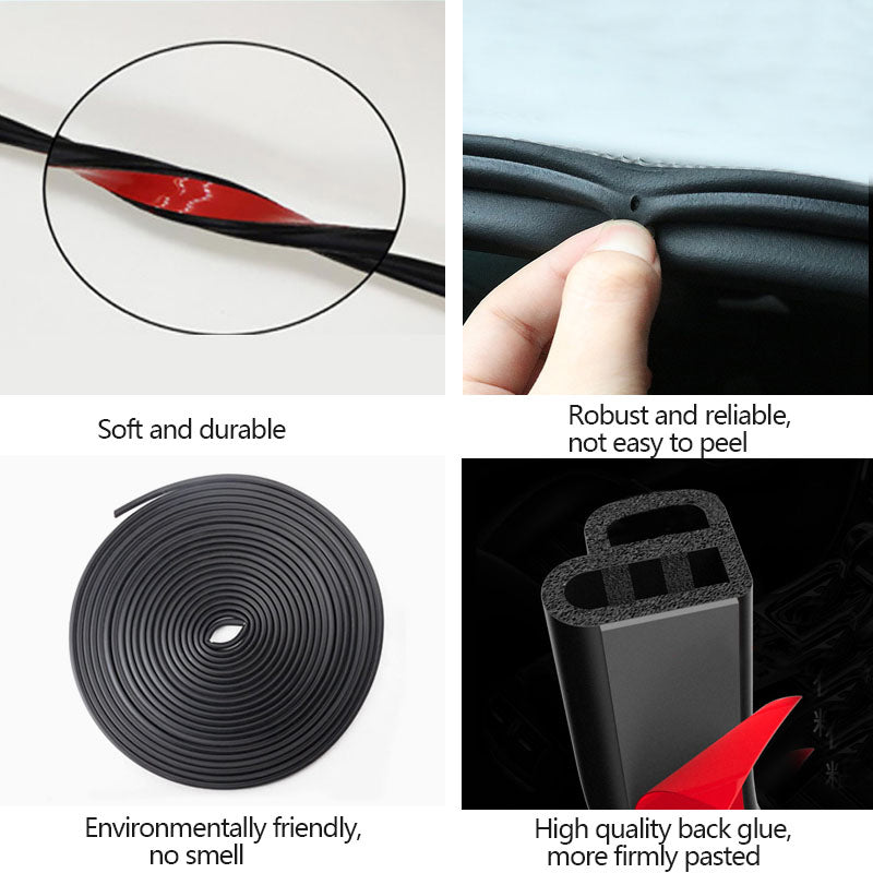 Car Door Rubber Seal Strips, 2/5/16/25 Meters |SEAMETAL3