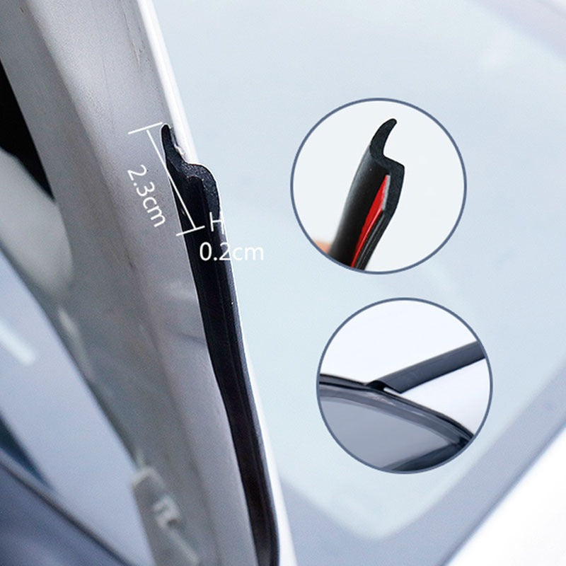 Car Hood Sealing Strip Universal Auto Rubber Seal Strip for Engine Covers Sealant