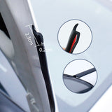 Car Hood Sealing Strip Universal Auto Rubber Seal Strip for Engine Covers Sealant