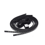 12V Car Underglow Neon Accent Strip Lights Kit APP Control RGB Waterproof Flowing Light