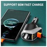 PD USB QC3.0 Car Charger Cigarette Lighter Socket Splitter Charging Adapter