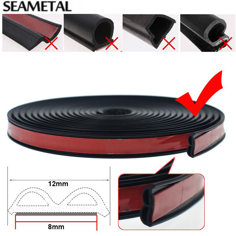Car Door Seal Strips, 4/5/16/25M Weather strip |SEAMETAL4