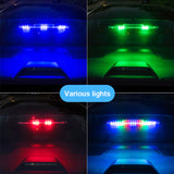Car LED Warning Light Rear Windshield Strobe Lamp Auto Daytime Running Light