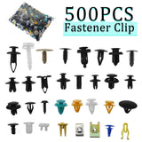500Pcs Mixed Auto Car Fastener Clips Bumper 5