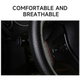 Auto Leather Car Steering Cover Skidproof Braid with Needle and Thread