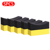 Car Washing Accessories Auto Detailing Cleaning Sponge Brush Set Tire Wash Tools