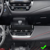Luxury Car Mouldings Trim Pu Leather Braid Decorative Line Strips For Door Dashboard Sticker