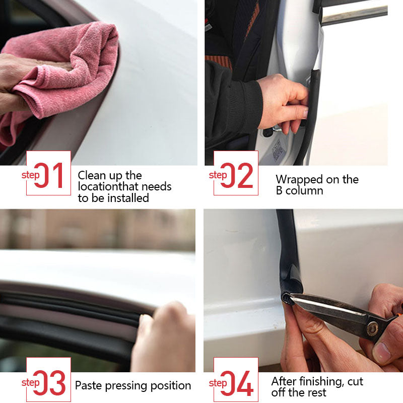 Car Door Rubber Strip, Auto Door Edge Pillar Strips |SEAMETAL6