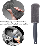 Car Wheel Cleaning Brush Microfiber Wheel Rim Brush Interior Duster