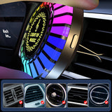 Car Air Freshener With LED Decorate Atmosphere Light Fragrance Car RGB Sound APP Control Perfume
