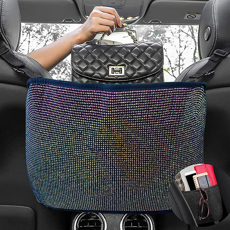 Bling Car Handbag Organizer Backseat 0