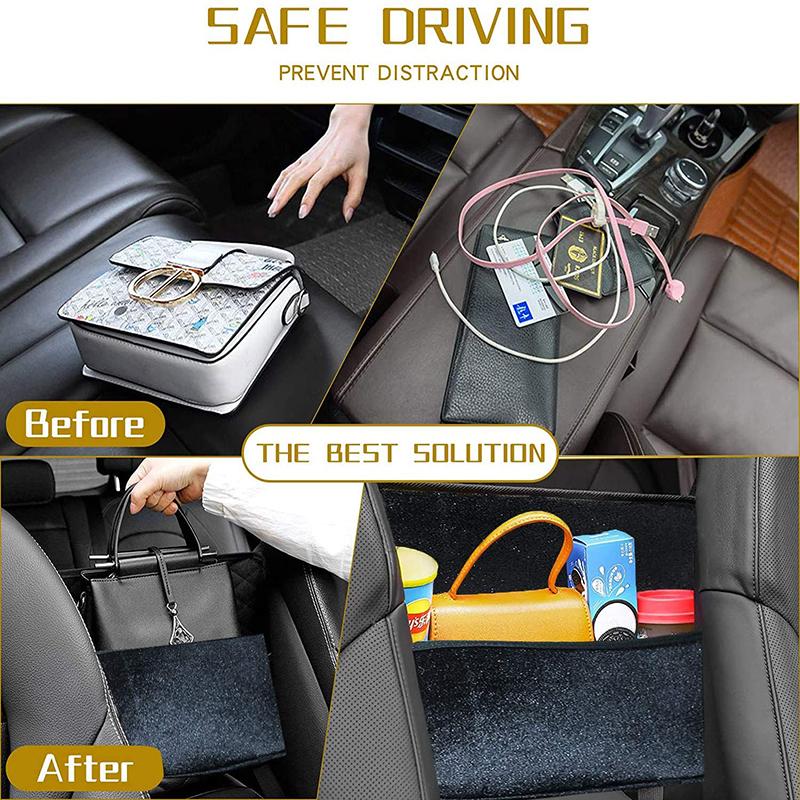 Bling Car Handbag Organizer Backseat Auto Purse Holder Between Seat