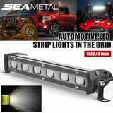 8 inch 60W LED Light Bar 12V 24V LED Bar 6000K Work Light Combo Spot Flood Fog Lamp
