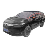 Breathable Car Half Cover Waterproof Scratch Sun Dust Snow Resistant