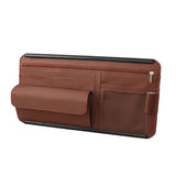 Car Sunshade Storage Bag Interior Auto Sun Visor for Glasses Card Pen