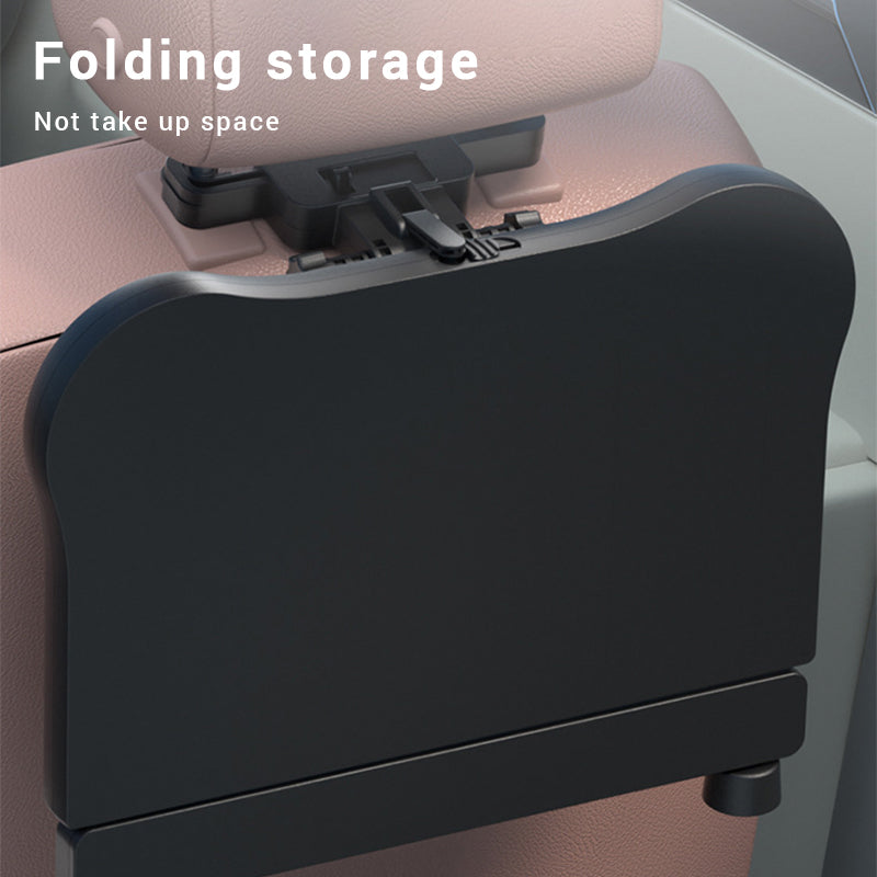 Car Auto Back Seat Folding Table Tray Food Drink Cup Holder Stand